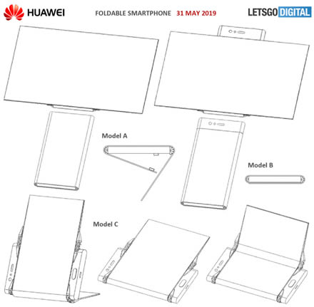 „Huawei“ užpatentavo naują sulankstomo telefono dizainą