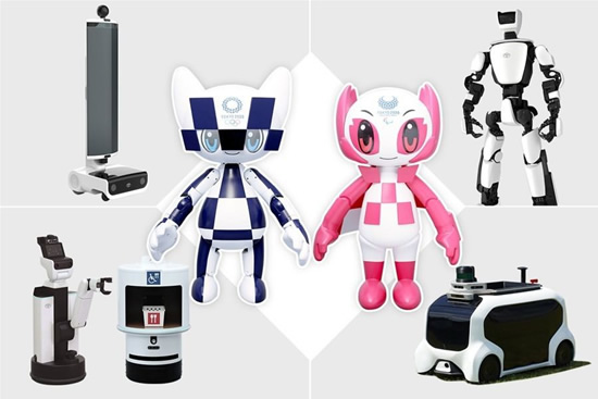 „Toyota“ nuotr. / 2020 m. žaidynių „Toyota“ robotai