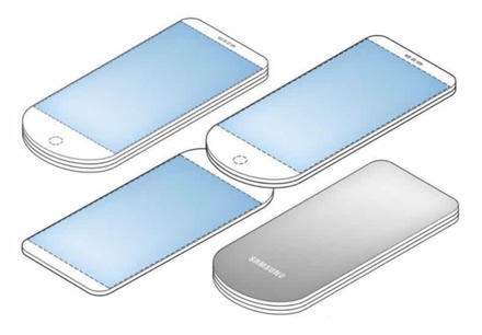 „Samsung“ užpatentavo telefoną su trimis ekranais, sprendimais atrodo itin išradingai „Samsung“ užpatentavo telefoną su trimis ekranais, sprendimais atrodo itin išradingai