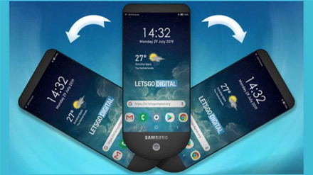 „Samsung“ užpatentavo telefoną su trimis ekranais, sprendimais atrodo itin išradingai „Samsung“ užpatentavo telefoną su trimis ekranais, sprendimais atrodo itin išradingai