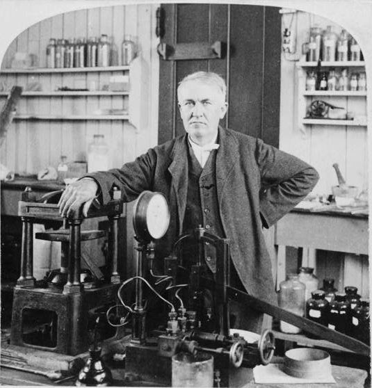 Edisonas savo kūrybiškumą patikėdavo ir ypatingai būsenai prieš gilų miegą© commons.wikimedia.org