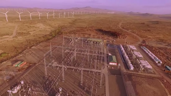 Vėjo jėgainių parkas „Lake Turkana Wind Power (LTWP)“ © Lake Turkana Wind Power | youtu.be