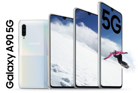 „Samsung Galaxy A90 5G“: „Snapdragon 855“, talpi baterija ir 5G