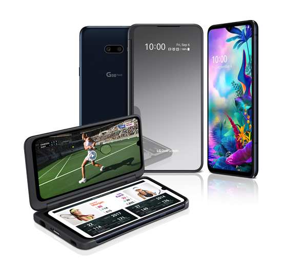 „LG G8X THINQ“ išmanusis telefonas ir naujasis „LG DUAL SCREEN“ ekranas