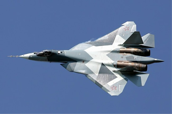 Rusų STEALTH naikintuvo SU-57 prototipas © Maxim Maksimov (CC BY-SA 3.0) | commons.wikimedia.org