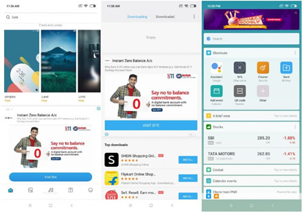 „Xiaomi“ telefonuose diegiamoje „MIUI“ sąsajoje rodomos reklamos „Xiaomi“ telefonuose diegiamoje „MIUI“ sąsajoje rodomos reklamos