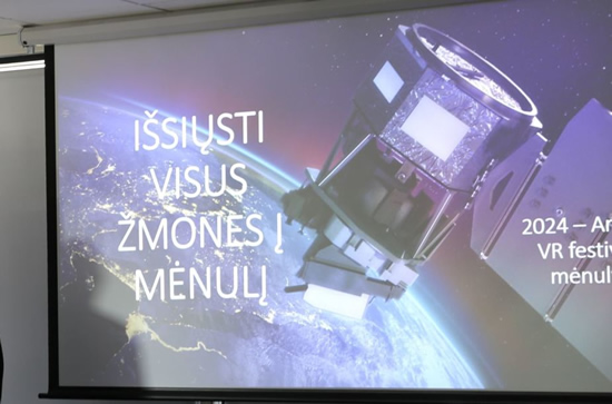 Organizatorių nuotr. / NASA hakatono idėjų pristatymas