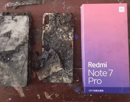 „Xiaomi“ ir vėl dega: pranešama apie sudegusį „Redmi Note 7 Pro“ išmanųjį telefoną