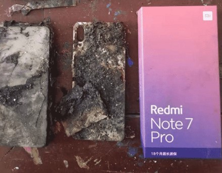 „Xiaomi“ ir vėl dega: pranešama apie sudegusį „Redmi Note 7 Pro“ išmanųjį telefoną „Xiaomi“ ir vėl dega: pranešama apie sudegusį „Redmi Note 7 Pro“ išmanųjį telefoną