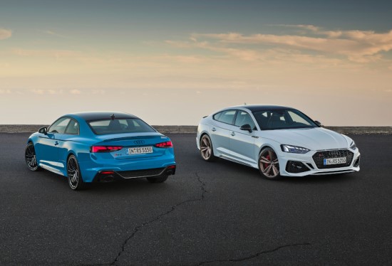 Atnaujinti „RS 5 Coupé“ ir „RS 5 Sportback“