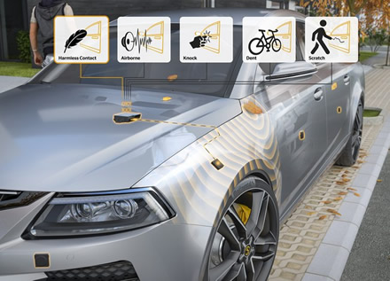 „Contact Sensor System“ jutikliai leis registruoti automobilio kėbulo pažeidimus©„Continental“ nuotr.