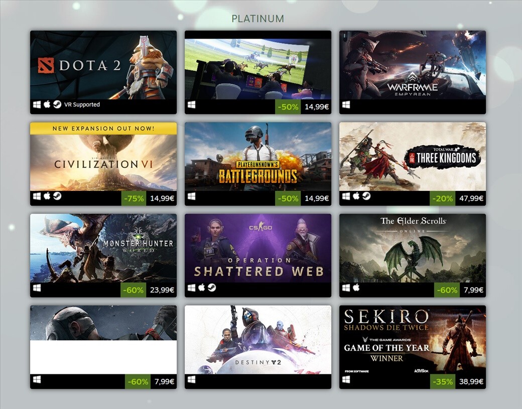 „Steam“ atskleidė kokie žaidimai buvo perkamiausi 2019 metais „Steam“ atskleidė kokie žaidimai buvo perkamiausi 2019 metais