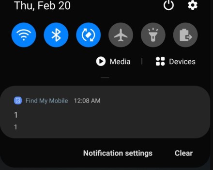 Tokį ar panašų pranešimą pamatė tūkstančiai „Samsung Galaxy“ naudotojų.© Socialinių tinklų nuotrauka Tokį ar panašų pranešimą pamatė tūkstančiai „Samsung Galaxy“ naudotojų.© Socialinių tinklų nuotrauka