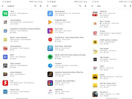 „Google“ programėlių parduotuvė sulaukė puikaus atnaujinimo: nuo šiol aplikacijų paieška bus žymiai patogesnė „Google“ programėlių parduotuvė sulaukė puikaus atnaujinimo: nuo šiol aplikacijų paieška bus žymiai patogesnė