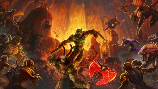 „Doom Eternal“ žaidimo kadras