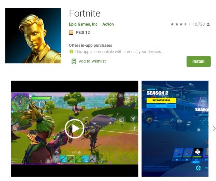 „Fortnite“ žaidimas pagaliau pasiekiamas ir „Google Play“ parduotuvėje „Fortnite“ žaidimas pagaliau pasiekiamas ir „Google Play“ parduotuvėje