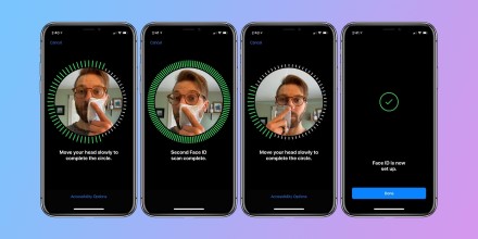 Su „iOS 13.5“ telefono atrakinimas dėvint kaukę taps lengvesnis