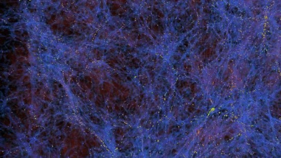 Didelio masto Visatos struktūrų simuliacija