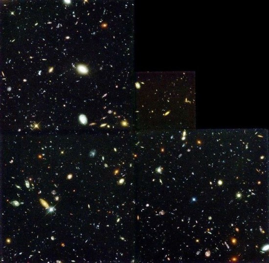 Originalus „Hubble Deep Field“ atvaizdas