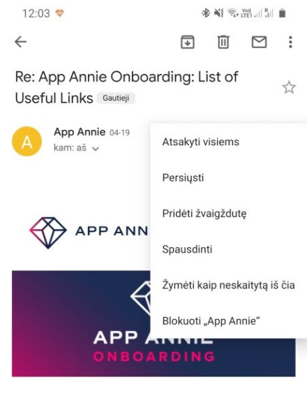 Kaip kartą ir visiems laikams juos užblokuoti „Gmail“ el. pašto dėžutėje