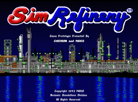 Archive.org iliustr. / „SimRefinery“ – neužbaigtas žaidimas, galintis sudominti žaidimų istorijos tyrinėtojus