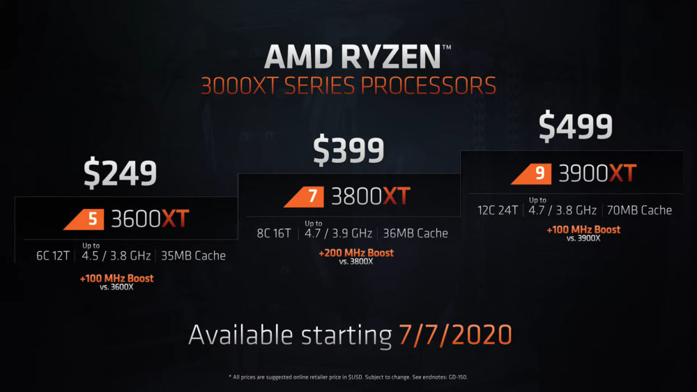 AMD oficialiai atskleidė „Ryzen 3000 XT“ serijos procesorius AMD oficialiai atskleidė „Ryzen 3000 XT“ serijos procesorius