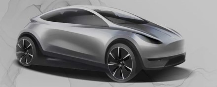 Būsimasis „Tesla“ elektromobilis? © „Tesla“