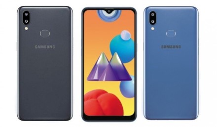 Pademonstruotas naujasis „Galaxy M01s“ telefonas Pademonstruotas naujasis „Galaxy M01s“ telefonas