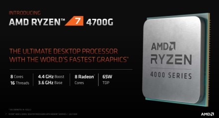AMD išleido „Ryzen 4000“ APU procesorius