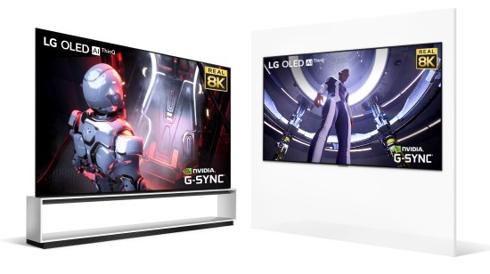 Kompiuterinės pramogos su LG 8K OLED televizoriais perkeliamos į naują lygį