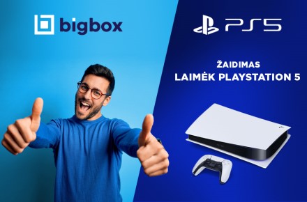 Laimėk „Playstation 5“ iš BIGBOX.LT