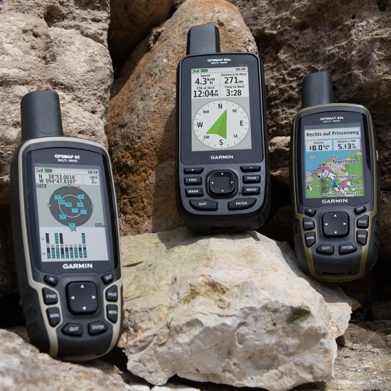 „Garmin“ pristato naujus nešiojamuosius „GPSMAP 66sr“ ir 65 serijos prietaisus