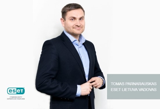 ESET Lietuva vadovas Tomas Parnarauskas ESET Lietuva vadovas Tomas Parnarauskas
