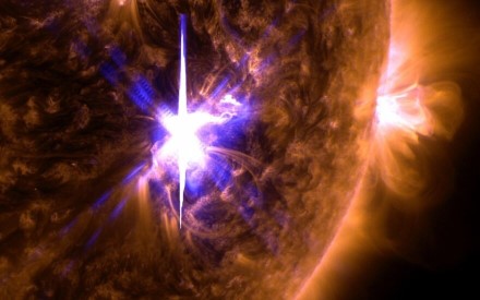 Saulės žybsnis © NASA