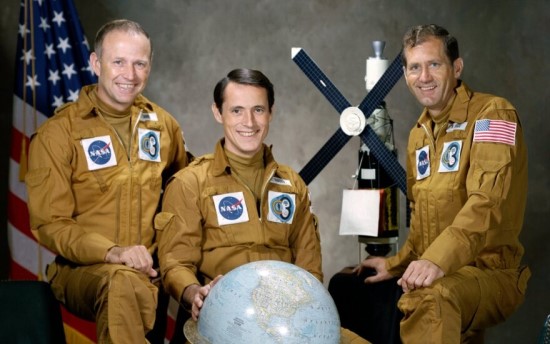 „Skylab 4“ įgula. „Wikimedia Commons“ nuotr.