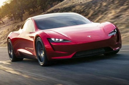 „Tesla Roadster“. Gamintojo nuotrauka