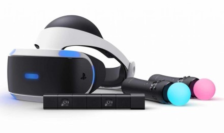 „Sony“ kuria naujus virtualios realybės akinius PS konsolei