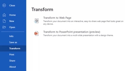 Netrukus „Word“ dokumentą galėsite paversti „Powerpoint“ pristatymu vieno mygtuko paspaudimu