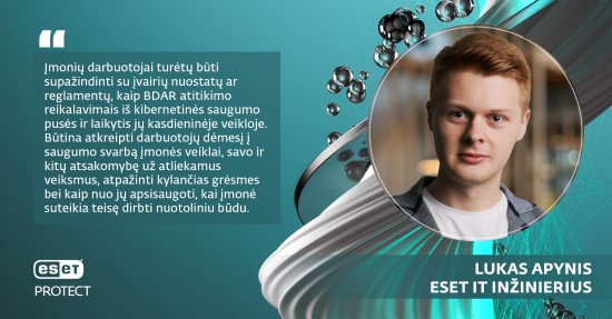 „ESET Lietuva“ IT inžinierius Lukas Apynis
