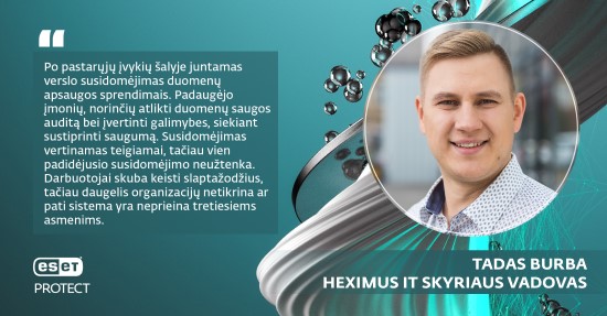 „Heximus“ IT skyriaus vadovas Tadas Burba