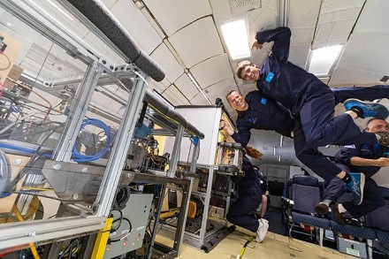 Kosminis šaldytuvas buvo išbandytas dirbtinėje mikrogravitacijoje © Stephen Boxall/ZERO-G