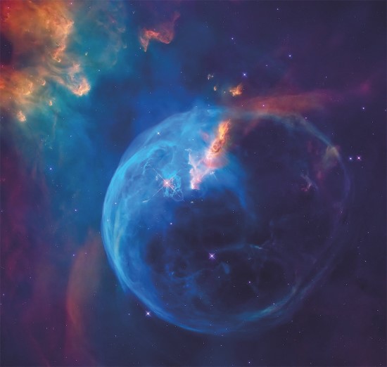 Amaly / NGC-7635 žvaigždė miglos burbule