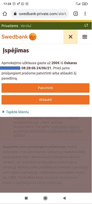 Prarado 2 tūkst. eurų: taip gali nutikti ir jums, o bankas pinigų negrąžins