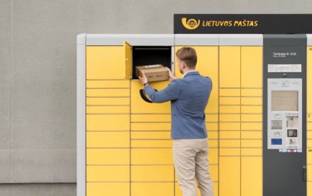 Lietuvos paštas planuoja dvigubai išplėsti paštomatų tinklą