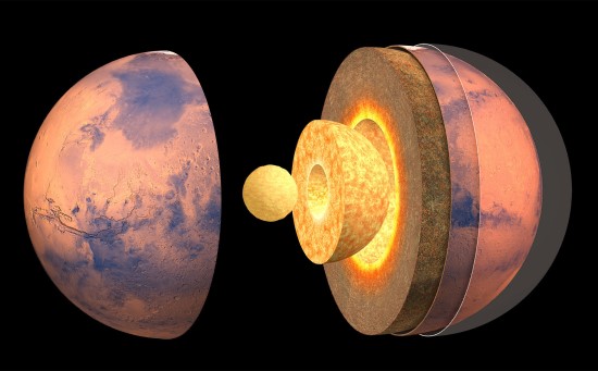NASA / Marso vidinė struktūra