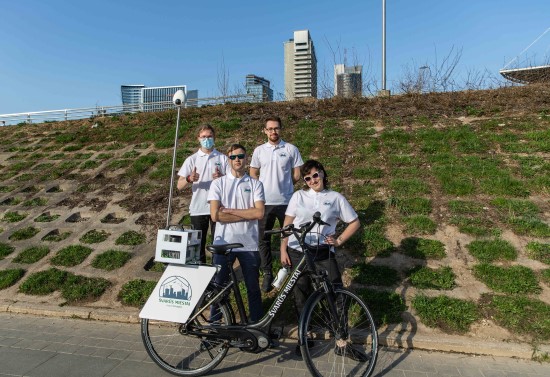 Projekto „Švarūs miestai“ savanoriai-dviratininkai, Jurgos Urbonaitės nuotr.