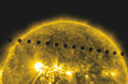 Jaxa/NASA/Hinode / Veneros tranzitas aplink Saulę