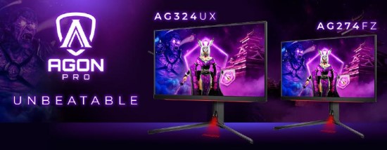 „AGON PRO AG324UX“: 4K raiška, 144 Hz atnaujinimo dažnis, 1 ms GtG ir HDR400 palaikymas