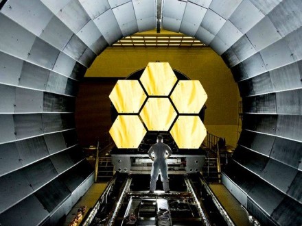 jwst.nasa iliustr. / James Webb teleskopo veidrodžiai