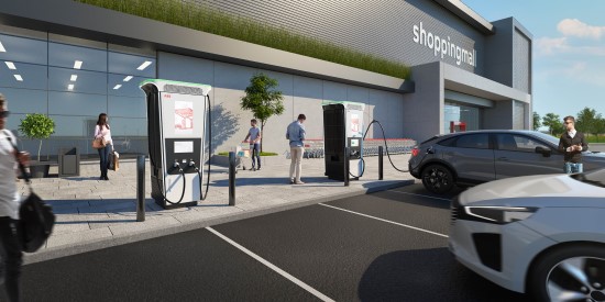 ABB pristato greičiausią pasaulyje elektromobilių įkrovimo stotelę „Terra 360“ ABB pristato greičiausią pasaulyje elektromobilių įkrovimo stotelę „Terra 360“